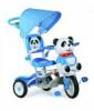 Panda tricikli szülőkormányos baby mix kék
