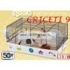 Ferplast Criceti 9 Space Hamster Home felszerelt új hörcsög ketrec