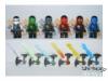 Lego Ninjago figurák Jay Cole Kai Zane...