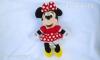 Disney - Aranyos kis babzsákos Minnie Egér plüss figura18 cm
