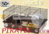 Ferplast Criceti 9 Pirates Hamster Home felszerelt új hörcsög ketrec