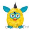 Furby Hot interaktív beszélő sárga plüss türkizkék fülekkel