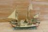 KÜLÖNLEGES vitorlás hajó makett modell fából