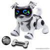 TEKSTA Robot kutyus, interaktív játék kutya, fekete