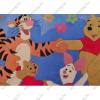Disney szőnyeg - Micimackó, Tigris, Malacka, Zsebibaba 115x168cm