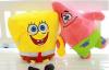Plüss Spongebob és Patrick Starfish - Plüss játékok a népszerű sorozatból.