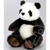 Plüss ülő Panda maci 20cm - Keel Toys