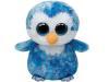 Beanie Boos nagyszemű plüss pingvin, kék, 15 cm