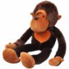 vidaXL 175 cm barna ölelni való plüss majom