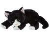 Beanie Shadow plüss cica, fekete, 33 cm