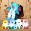 50 cm kreatív színes LED Teddy maci plüss rendelhető