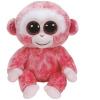 Plüss figura Beanie Boos RUBY, 15 cm - piros fehér majom