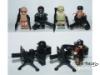 Lego swat Kommandós Katona figurák terrorista figura Nehézfegyverekkel 2016