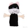 Puppet World Plüss ujjbáb (cica, fekete)