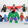 Lego Szuperhős Super Heroes Avengers figurák Hulk Vasember 8db Új