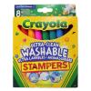 Crayola: kimosható filctoll nyomda - 8 d...