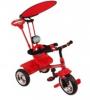 Baby Mix Trike prémium tricikli tolókarral és lábtartóval piros színben
