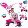Tricikli Smart Baby 3 in 1 pink