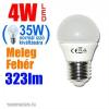 LEDes Izzó LED Égő Lámpa E27 - MelegFehér 4W 323lm