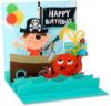 Popshots képeslap, mini, születésnapi, Kalóz