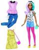 Barbie Fashionista babák ruhákkal és kiegészítőkkel - lila-kék hajú
