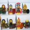 Lego Castle középkori figurák Római Spártai Elf Gladiátor figura 8db