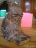 Netsuke antik Chinai fa szobor az írástudó ritkaság Ú2