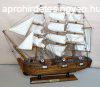 Régi nagy Hms Bounty fából készült vitorlás fa hajó modell