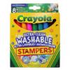 Crayola: kimosható filctoll nyomda - 8 darabos