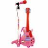 Hello Kitty állványos mikrofon rózsaszín 6 húros gitárral