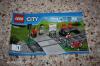 LEGO City 60051 Átkelő megálló sín Új vonat vasút