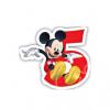 Disney Mickey Egér és barátai számgyertya 5-ös
