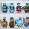 Lego Minecraft figurák Skin Pack 1 2 8db figura ÚJ